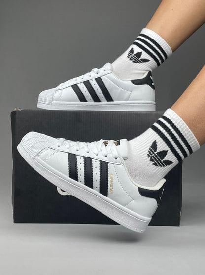 ADIDAS SUPER STAR BLANCO NEGRO